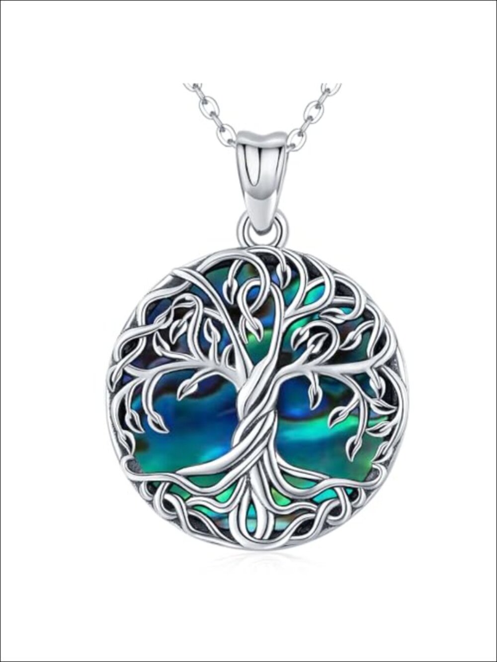 925 Sterling Silver Tree of Life Pendant Necklace for Women Hypoallergenic